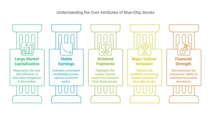 What are blue-chip stocks, and why should you invest in them? 2 Key Characteristics of Blue-Chip Stocks